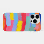 Coque iPhone 16 Pro Pinceau abstrait (Verso Horizontal)