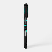 Coque iPhone 16 Pro PixelArt TechGear rétro-futuriste (Côté droit)