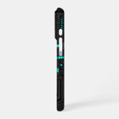 Coque iPhone 16 Pro PixelArt TechGear rétro-futuriste (Côté gauche)