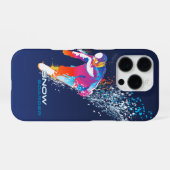 Coque iPhone 16 Pro Planche à neige | (Verso Horizontal)