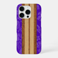 Planche de surf en bois faux Sunset Beach Hawaïen
