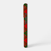 Coque iPhone 16 Pro Plaque vert rouge de tartan MacGregor (Côté gauche)