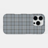 Coque iPhone 16 Pro Plat gris foncé et gris doux (Verso Horizontal)