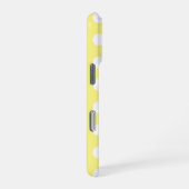 Coque iPhone 16 Pro Points jaunes et blancs (Côté droit)