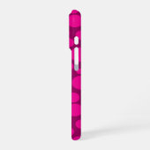 Coque iPhone 16 Pro Pois rose Crimson (Côté gauche)