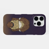 Coque iPhone 16 Pro Polyphème aveugle (Verso Horizontal)