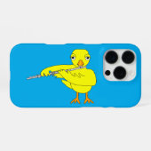 Coque iPhone 16 Pro Poulet Flûte (Verso Horizontal)
