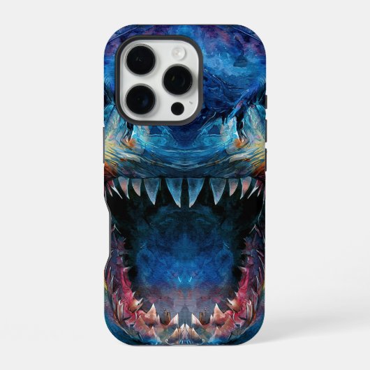 Coque iPhone 16 Pro Primal Power 011 – Mégalodon (Verso)