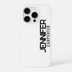 Coque iPhone 16 Pro Professionnel élégant moderne minimaliste ajouter