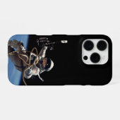 Coque iPhone 16 Pro Promenade spatiale d'astronaute (Verso Horizontal)