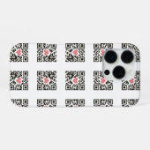 Coque iPhone 16 Pro QR Love Code (Verso Horizontal)