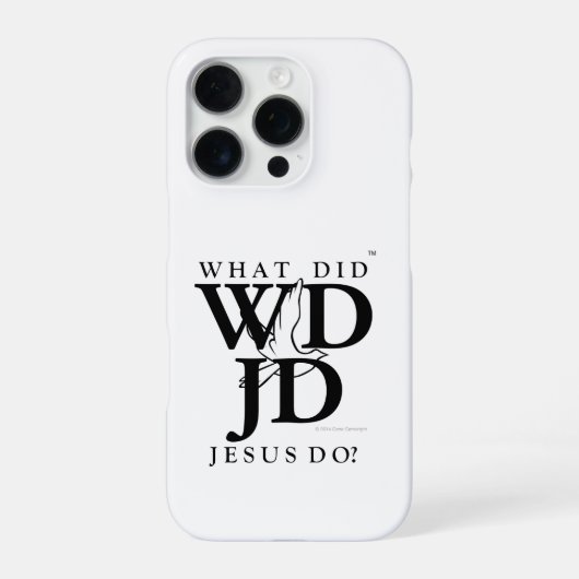 Coque iPhone 16 Pro Que fit Jésus ? (Verso)