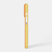 Coque iPhone 16 Pro Rayure orange verte sourire original (Côté gauche)