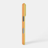 Coque iPhone 16 Pro Rayure Orange Violet Sourire Excentrique (Côté droit)