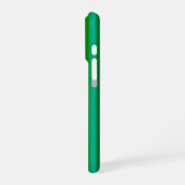 Coque iPhone 16 Pro Rayures arc-en-ciel bleu vert (Côté gauche)