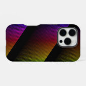 Coque iPhone 16 Pro Rayures Prismatiques (Verso Horizontal)