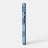 Coque iPhone 16 Pro Retro À damiers Fade (Côté gauche)