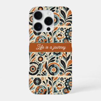 Coque iPhone 16 Pro Retro Groovy Shabby Chic Rustic La vie est un voya