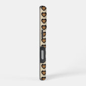 Coque iPhone 16 Pro Retro Hearts Leopard (Côté droit)