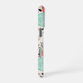 Coque iPhone 16 Pro Rétro, rose (Côté droit)