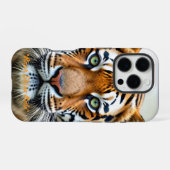 Coque iPhone 16 Pro "Roi de la Jungle Doré" (Verso Horizontal)