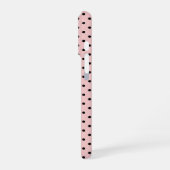 Coque iPhone 16 Pro Rose, pois (Côté gauche)