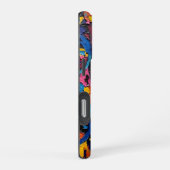 Coque iPhone 16 Pro Rubans Abstraits dynamiques (Côté droit)