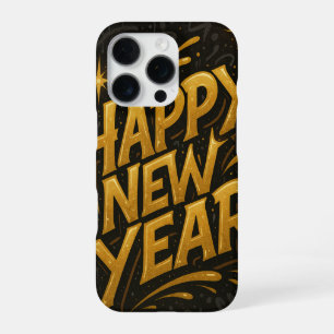 Coque iPhone 16 Pro Rue luxueuse Art Nouvel An – Un Cé vertical audaci
