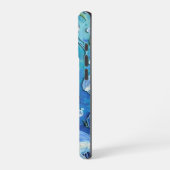 Coque iPhone 16 Pro Rythmes océaniques : Déchets de méduses (Côté gauche)