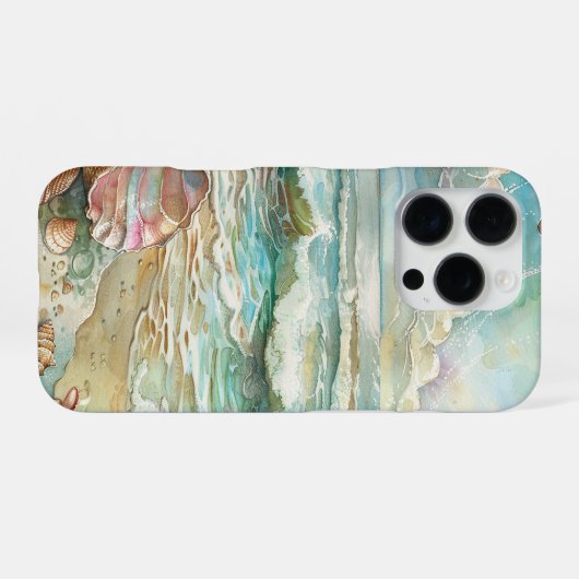 Coque iPhone 16 Pro Scène Plage (Verso Horizontal)
