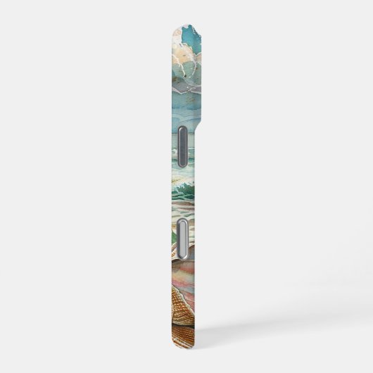 Coque iPhone 16 Pro Scène Plage (Côté droit)