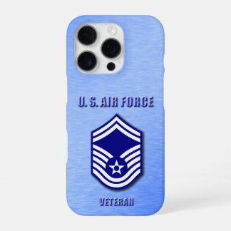Coque iPhone 16 Pro Senior Master Sergeant USAF Phone Case