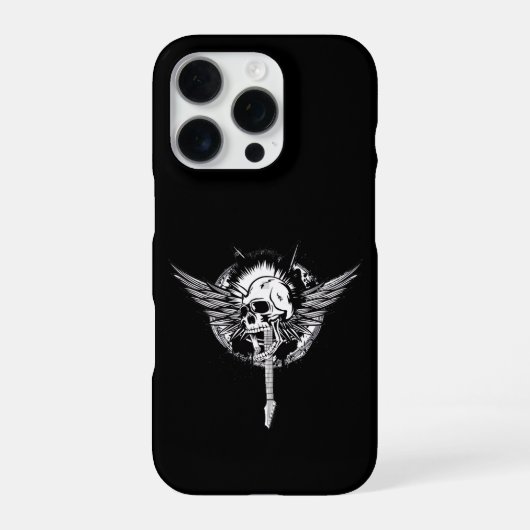 COQUE iPhone 16 PRO SKULL ROCK (Verso)