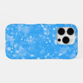 Coque iPhone 16 Pro Snowmans & Snowflakes (Verso Horizontal)