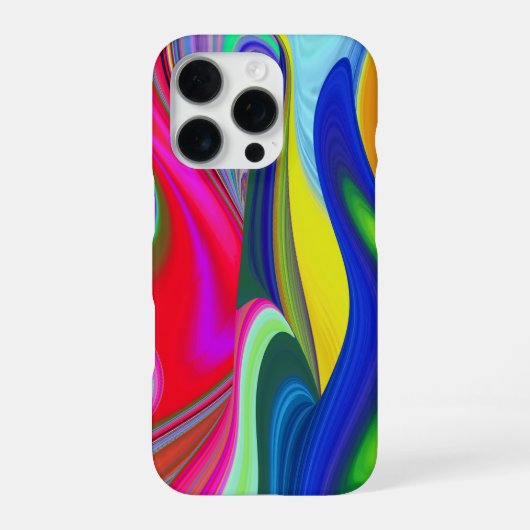 Coque iPhone 16 Pro Summerrainbow, Rainbowart 3D Abstrait (Verso)