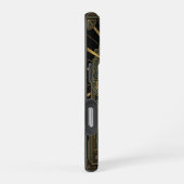 Coque iPhone 16 Pro Sun & Moon Deco Wings | Gold iPhone 16 Pro Case (Côté droit)