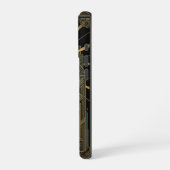 Coque iPhone 16 Pro Sun & Moon Deco Wings | Gold iPhone 16 Pro Case (Côté gauche)