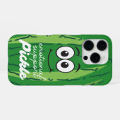 Coque iPhone 16 Pro Support émotionnel Pickle Funny Green coque iphone (Verso Horizontal)