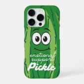 Coque iPhone 16 Pro Support émotionnel Pickle Funny Green coque iphone (Verso)