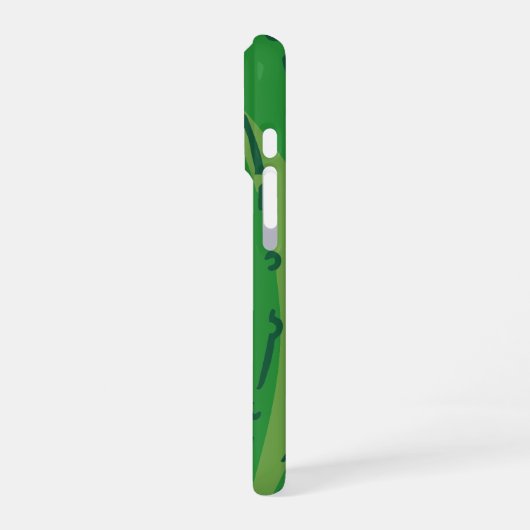 Coque iPhone 16 Pro Support émotionnel Pickle Funny Green coque iphone (Côté gauche)