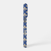 Coque iPhone 16 Pro Symboles de fleur de lis (Côté droit)