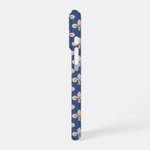 Coque iPhone 16 Pro Symboles de fleur de lis (Côté gauche)