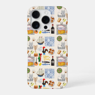 Coque iPhone 16 Pro Symboles du Portugal pour les amoureux du voyage