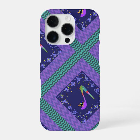 COQUE iPhone 16 PRO TALONS HAUTS SPIKE DE MODE (Verso)