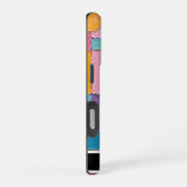 Coque iPhone 16 Pro Téléphone intelligent géométrique vibrant à textur (Côté droit)