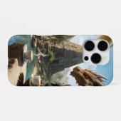 Coque iPhone 16 Pro Temps du café du dragon (Verso Horizontal)