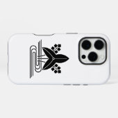 Coque iPhone 16 Pro Tête de flèche et eau (Verso Horizontal)