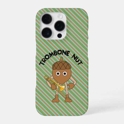 Coque iPhone 16 Pro Texte d'écrou de trombone (Verso)