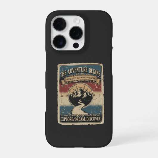 Coque iPhone 16 Pro The adventure begins (Verso)