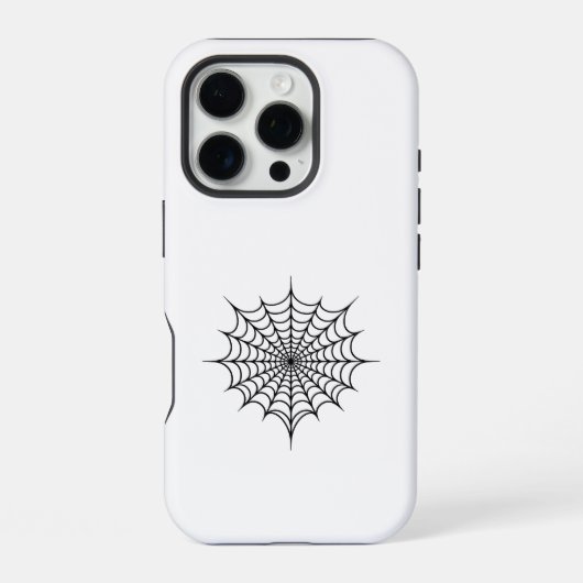 Coque iPhone 16 Pro Toile noire (Verso)